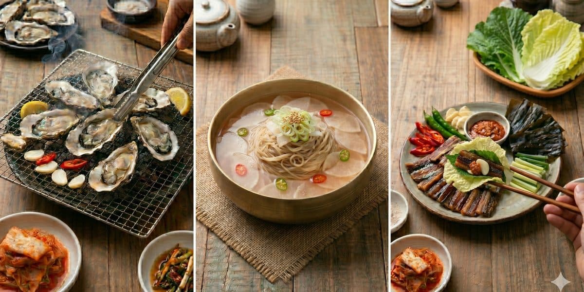 Oysters, dongchimi noodles and gwamegi — Korean winter delicacies