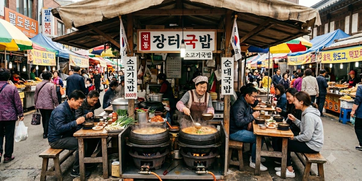 Korean street food history — from Joseon markets to modern stalls