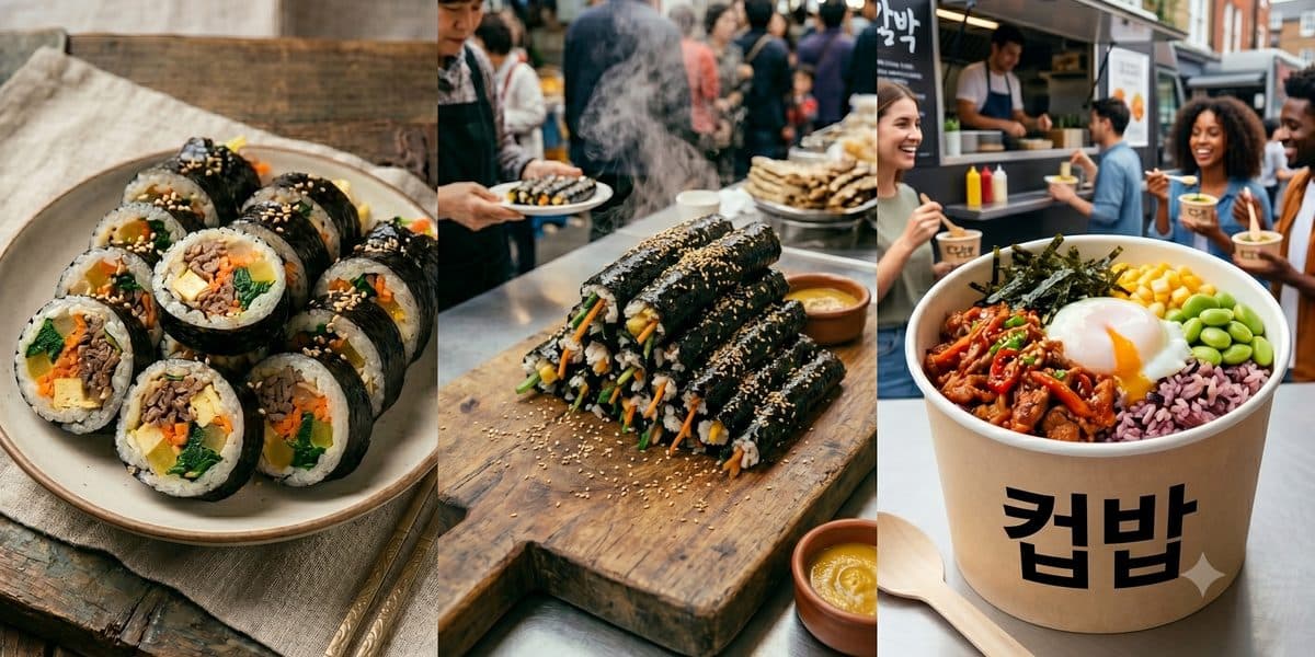 K-street food going global — tteokbokki and gimbap worldwide