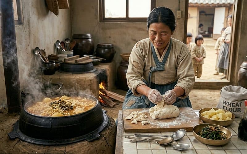 Bibimbap and gamjatang — dishes born from leftovers